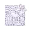 Baby barnevogn sengesæt i 2 dele - Hanging hearts  Sort Polkaprikker