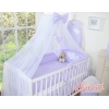 Baby seng myggenet lavet af tyl for tremmeseng - Hanging Hearts  Lilla Sifonki