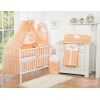 Baby seng myggenet lavet af tyl for tremmeseng - Hanging Hearts  Sifonki Fersken