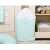 Baby svøbetæppe med afstivere - Little Prince/Princess  Mint