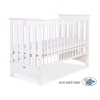 Baby tremmeseng 120x60 Lorenzo III  Lyserød Hvid Pink