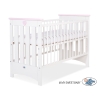 Baby tremmeseng 120x60 Lorenzo III  Lyserød Hvid Pink