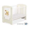 Baby tremmeseng 120x60cm Bamse med sløjfe  Enfelben