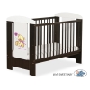 Baby tremmeseng 120x60cm Bamse med sløjfe  Lilla