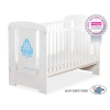 Baby tremmeseng 120x60cm Glamour  Hvid Blå Glamour