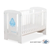 Baby tremmeseng 120x60cm Glamour  Hvid Blå Glamour