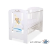 Baby tremmeseng 120x60cm Godnat  Hvid