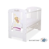 Baby tremmeseng 120x60cm Godnat  Hvid
