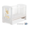 Baby tremmeseng 120x60cm Godnat  Hvid