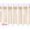 Baby tremmeseng dekorativ støv flæse-kantskjuler 120x60cm - Hanging Hearts  Enfelben