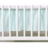 Baby tremmeseng dekorativ støv flæse-kantskjuler 120x60cm - Little Prince/Princess  Mint
