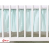 Baby tremmeseng dekorativ støv flæse-kantskjuler 120x60cm - Little Prince/Princess  Mint