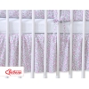 Baby tremmeseng dekorativ støv flæse-kantskjuler 124x70cm - Hanging Hearts  Lyserød Pink Blomstereng Blomster