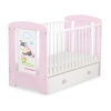 Baby tremmeseng med Skuffe 120x60cm Æsel Luca  MAXI