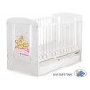 Baby tremmeseng med Skuffe 120x60cm Bamse Barnaba  STANDARD