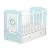 Baby tremmeseng med skuffe 120x60cm Chic  MAXI