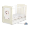 Baby tremmeseng med skuffe 120x60cm Chic  STANDARD