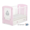 Baby tremmeseng med skuffe 120x60cm Glamour  MAXI Glamour