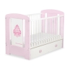Baby tremmeseng med skuffe 120x60cm Glamour  MAXI Glamour