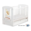 Baby tremmeseng med skuffe 120x60cm Godnat  STANDARD