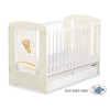 Baby tremmeseng med skuffe 120x60cm Godnat  STANDARD