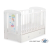 Baby tremmeseng med Skuffe 120x60cm Happy   MAXI