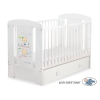 Baby tremmeseng med Skuffe 120x60cm Happy   MAXI