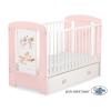 Baby tremmeseng med Skuffe 120x60cm Happy   MAXI