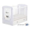Baby tremmeseng med Skuffe 120x60cm Happy   MAXI