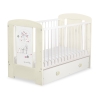 Baby tremmeseng med Skuffe 120x60cm Happy   MAXI