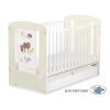 Baby tremmeseng med Skuffe 120x60cm Happy   STANDARD Skov