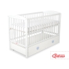Baby tremmeseng med Skuffe 120x60cm Hjerter  MAXI