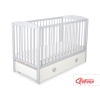 Baby tremmeseng med Skuffe 120x60cm Hjerter  MAXI