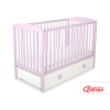 Baby tremmeseng med Skuffe 120x60cm Hjerter  MAXI
