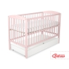 Baby tremmeseng med Skuffe 120x60cm Hjerter  STANDARD