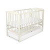 Baby tremmeseng med Skuffe 120x60cm Hjerter  STANDARD