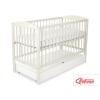 Baby tremmeseng med Skuffe 120x60cm Hjerter  STANDARD