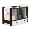 Baby tremmeseng med Skuffe 120x60cm Munter Ugler   MAXI