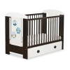 Baby tremmeseng med Skuffe 120x60cm Munter Ugler   MAXI