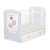 Baby tremmeseng med Skuffe 120x60cm Munter Ugler   MAXI