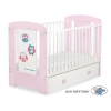 Baby tremmeseng med Skuffe 120x60cm Munter Ugler   MAXI