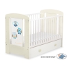 Baby tremmeseng med Skuffe 120x60cm Munter Ugler   MAXI