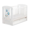 Baby tremmeseng med Skuffe 120x60cm Munter Ugler   STANDARD