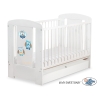 Baby tremmeseng med Skuffe 120x60cm Munter Ugler   STANDARD