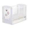 Baby tremmeseng med Skuffe 120x60cm Munter Ugler   STANDARD