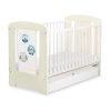 Baby tremmeseng med Skuffe 120x60cm Munter Ugler   STANDARD