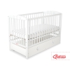 Baby tremmeseng med Skuffe 120x60cm Stjerner  MAXI Stjerner
