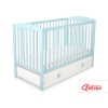 Baby tremmeseng med Skuffe 120x60cm Stjerner  MAXI Stjerner