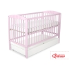 Baby tremmeseng med Skuffe 120x60cm Stjerner  STANDARD Stjerner
