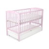Baby tremmeseng med Skuffe 120x60cm Stjerner  STANDARD Stjerner